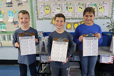 Students at Lee Road Elementary School in the Levittown School District took time to recognize and honor veterans on Nov. 6.