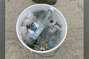 MacArthur Environmental Club Cleans Up Lido Beach - image002
