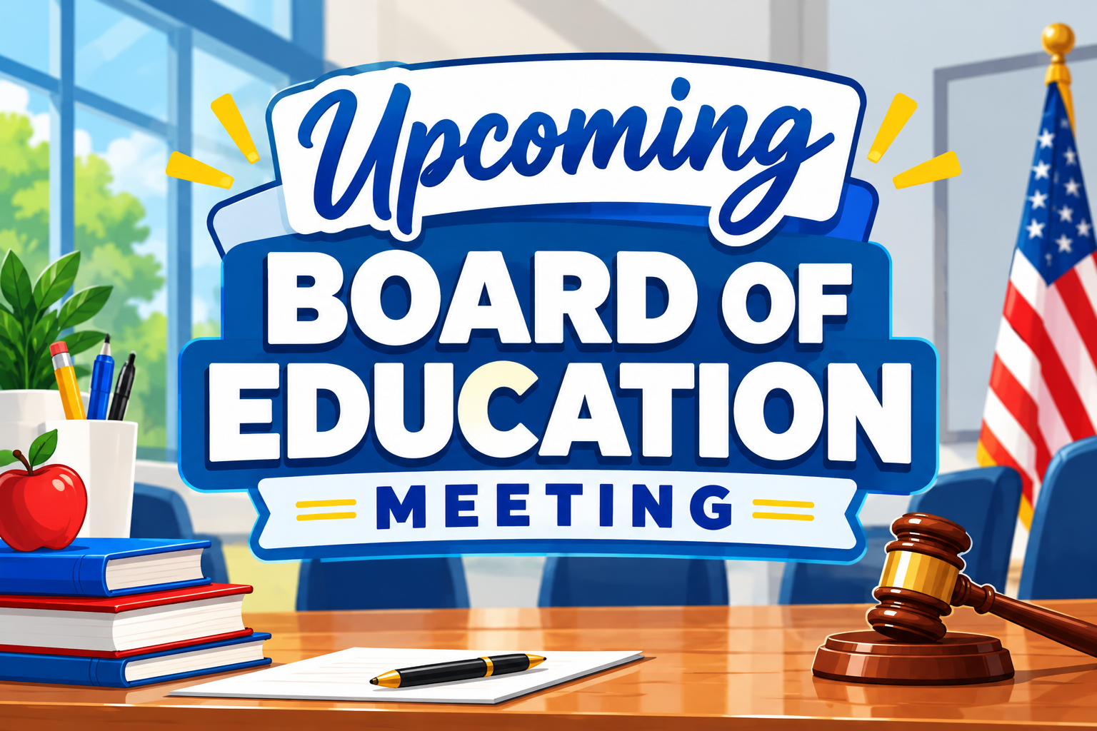 Upcoming Board of Education Meeting
