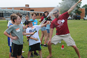 Students learning at Camp Invention