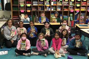 Abbey Lane Bookworms is an exciting new club at Abbey Lane.  13 third graders meet once a week with Ms. Borge.