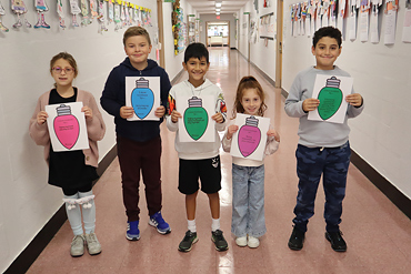 Students at Lee Road Elementary School in the Levittown School District prepared for World Kindness Day on Nov. 13 with a variety of positivity-themed projects.