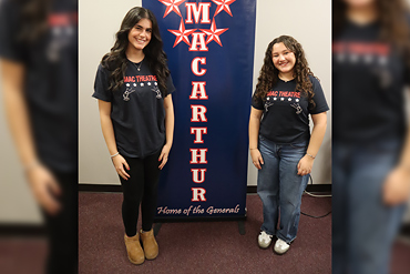 Two student performers at General Douglas MacArthur High School in the Levittown School District have earned prestigious nominations for their efforts on the stage.