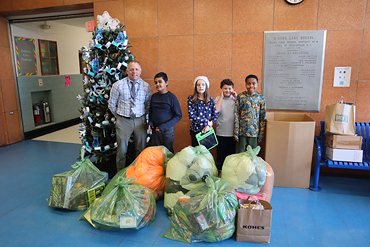 The school also supported a toy drive in support of the John Theissen Children's Foundation.
