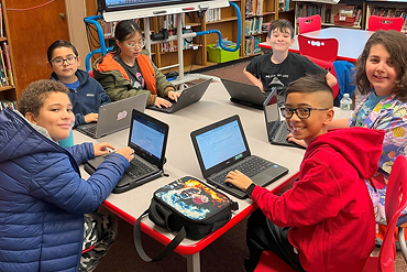 Fourth and Fifth-Grade students had the opportunity to dive into the world of digital literacy with fun, interactive activities through the Google Applied Digital Skills Club.