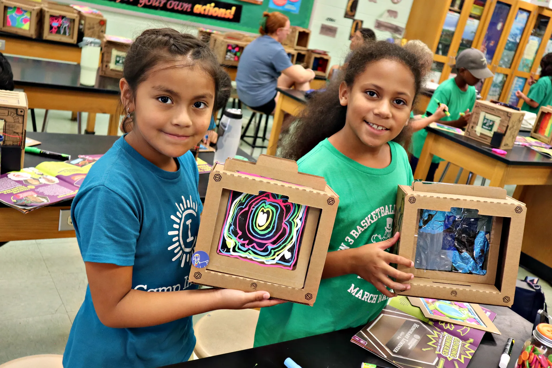 Teamwork and creative thinking were the themes for students from across the Levittown School District as they enjoyed a wide range of activities at Camp Invention and STEM Camp held at Wisdom Lane Middle School.