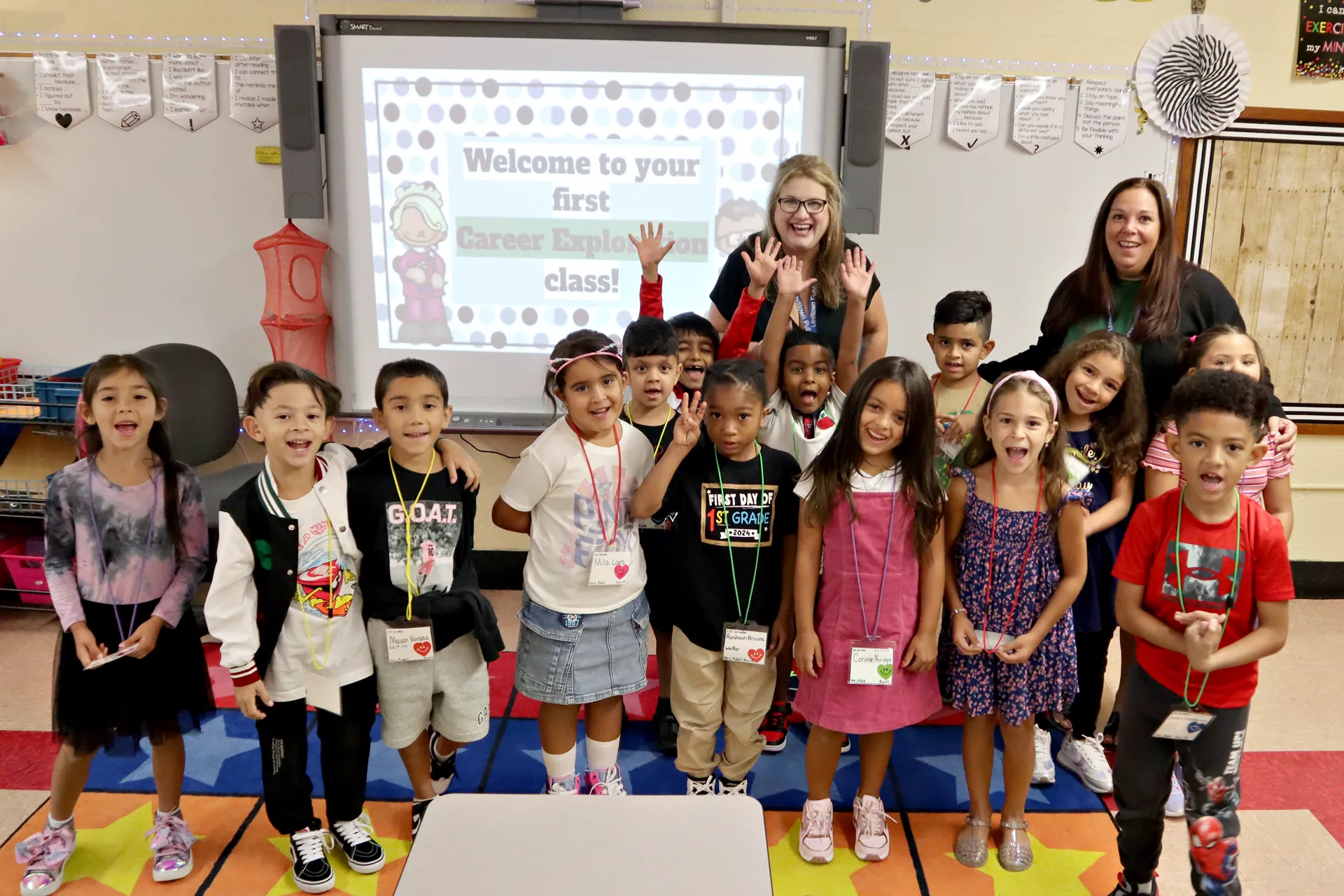 Across the Levittown School District's 10 schools, hundreds of students returned for the first day of school on Sept. 4 ready for a successful year ahead.