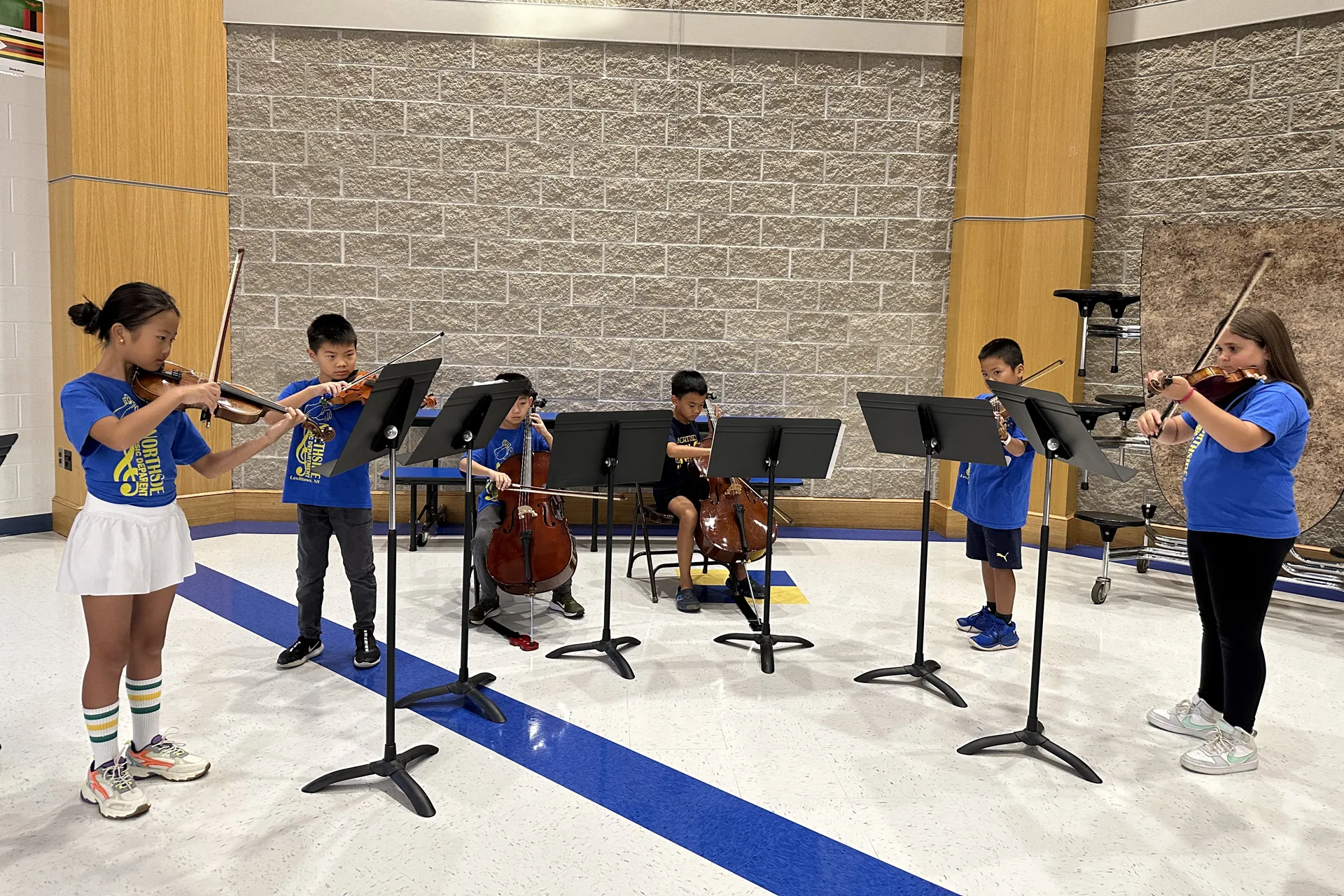 Northside Elementary School students were fully prepared to welcome back families during Back to School Night on Sept. 5 with a skilled performance.