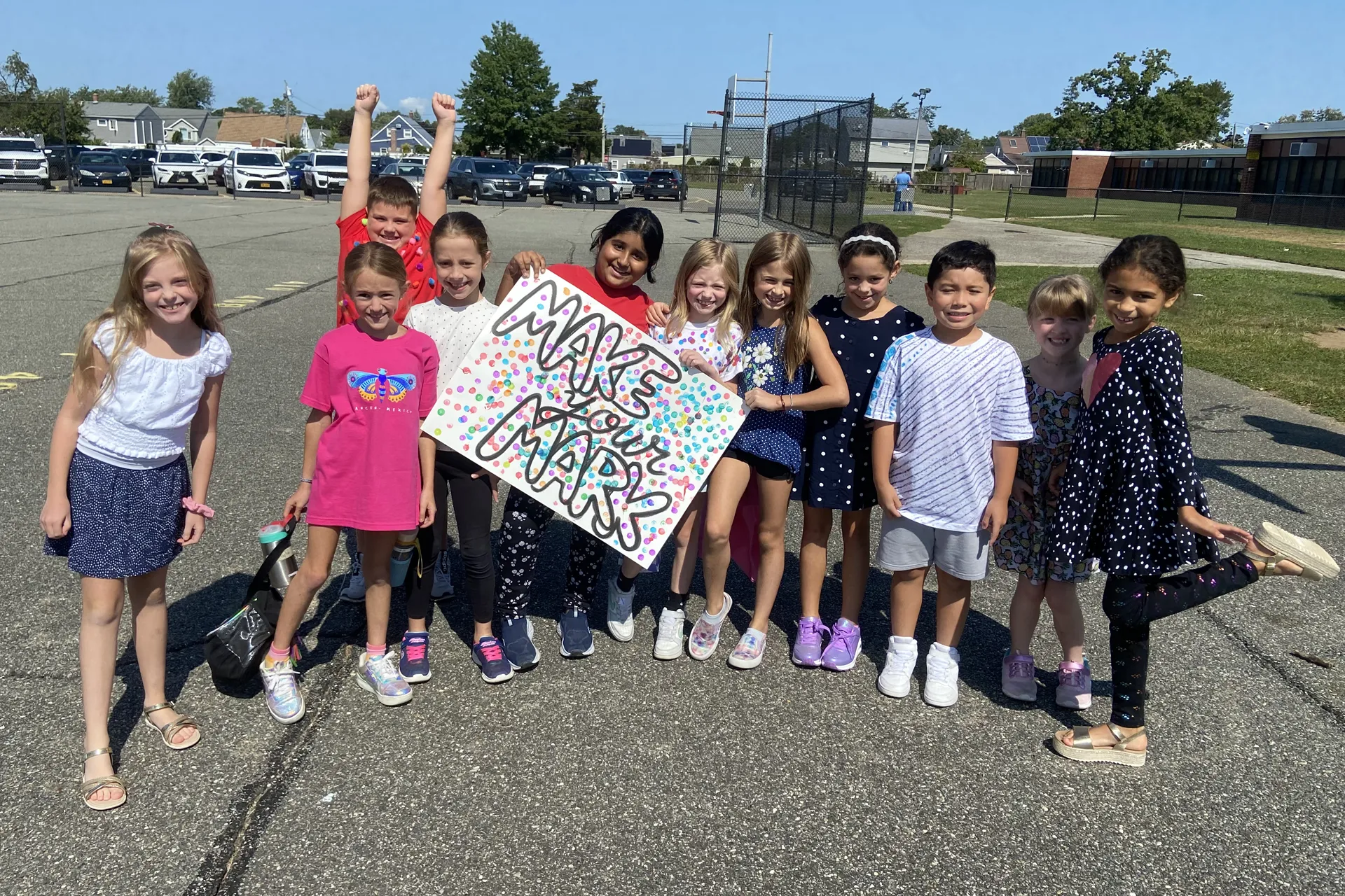 At Gardiners Avenue Elementary School, posters, projects, clothes and more were covered with a colorful array of dots in celebration of the return of Dot Day on Sept. 13.