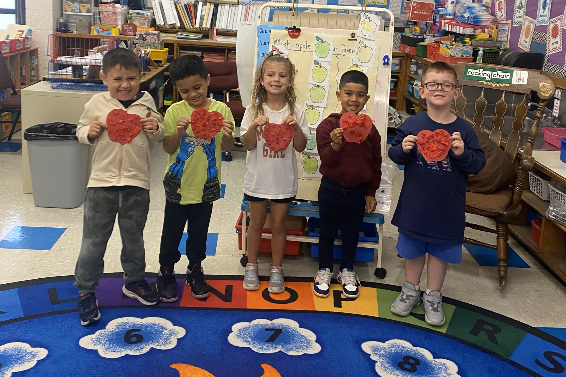 Our kindergarteners in Mrs. Schillinger's class got off to a great start here at Gardiners Avenue!