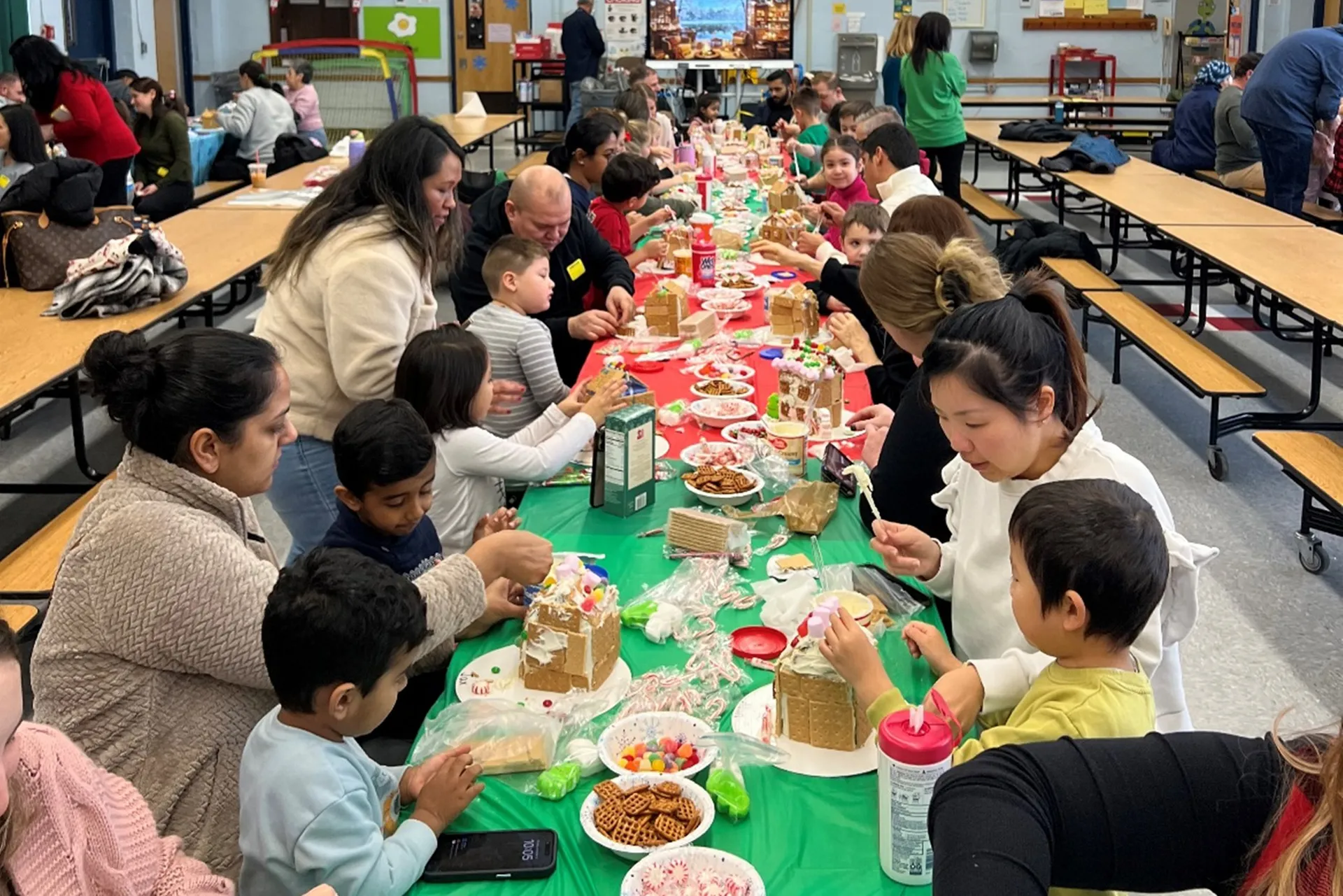 December was full of fun at Gardiners Avenue Elementary! Kindergarten students enjoyed reading The Gingerbread Baby by Jan Brett and were tasked with designing a structure to keep the Gingerbread Baby safe.