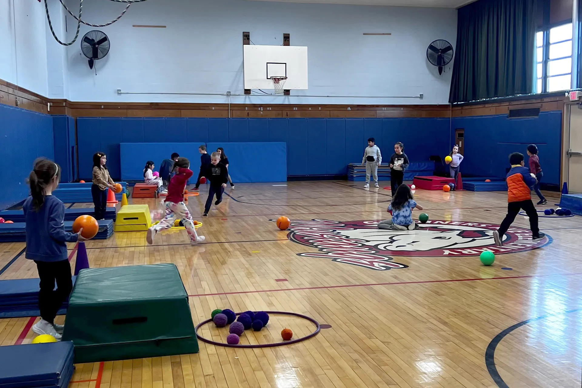 Holiday Games In Mrs. McGann's Physical Education Class