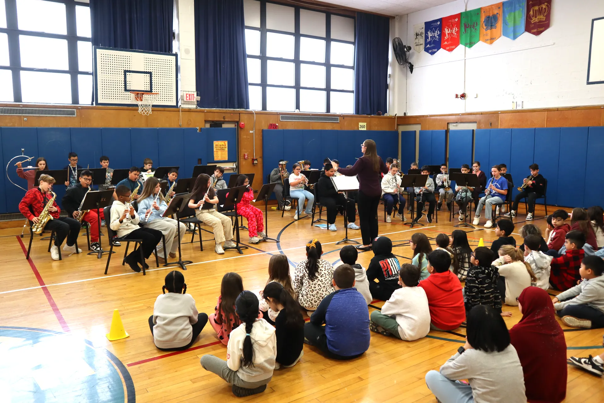 Musicians at Summit Lane Elementary School in the Levittown School District put on a special show for their peers on Jan. 21 as the orchestra, band and chorus gathered for a schoolwide concert.