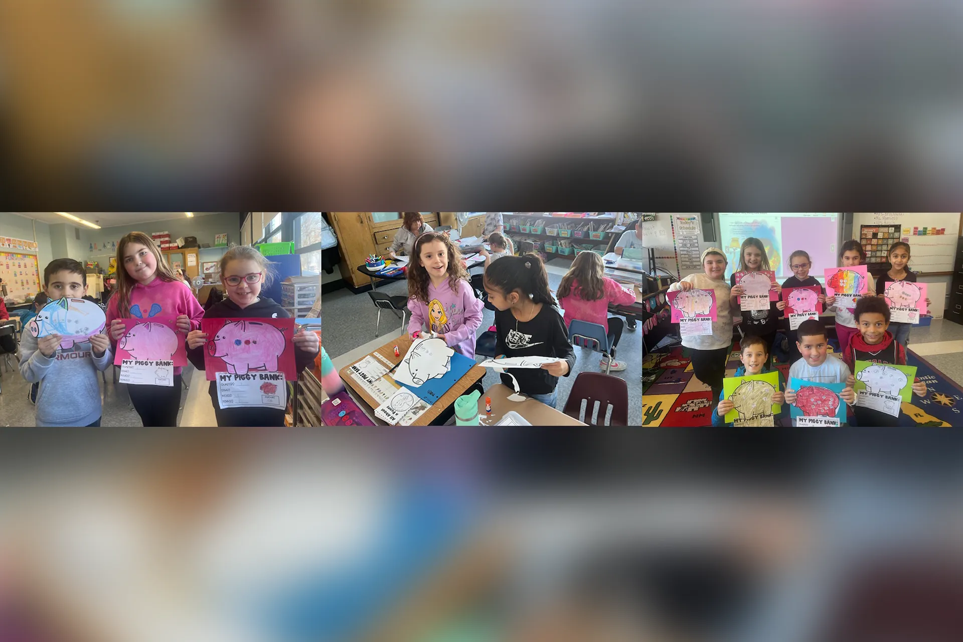 Second graders in Mrs. Brostowski and Ms. Monniello's class learned all about coins this month!
