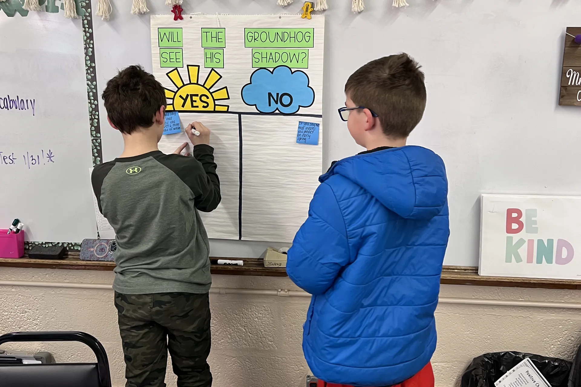 Groundhog Day Predictions With Mrs. Liontonia and Ms. Maney's Third Grade Students - image003