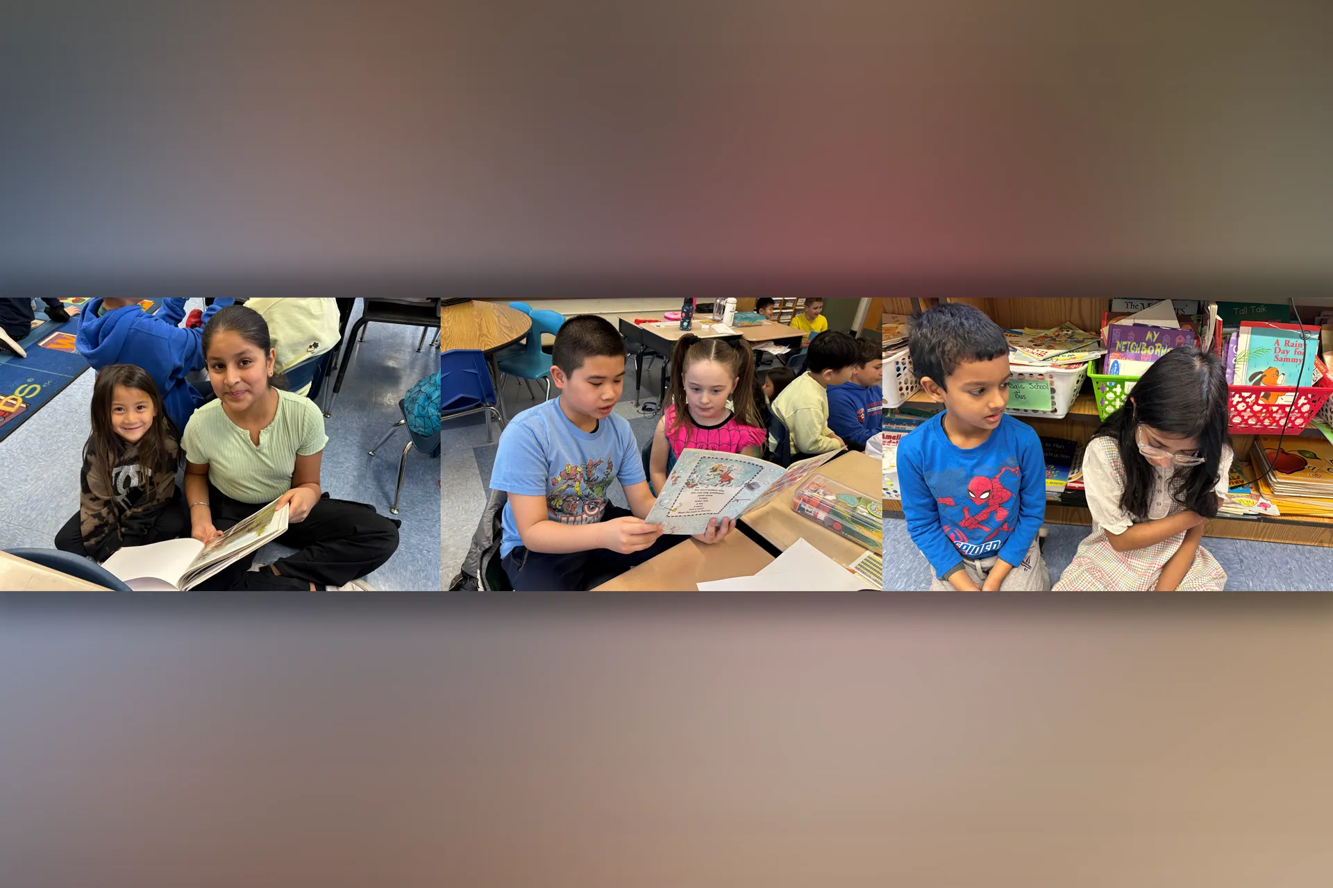 Gardiners Avenue Fifth Grade Students Share Their Love of Books With First Graders