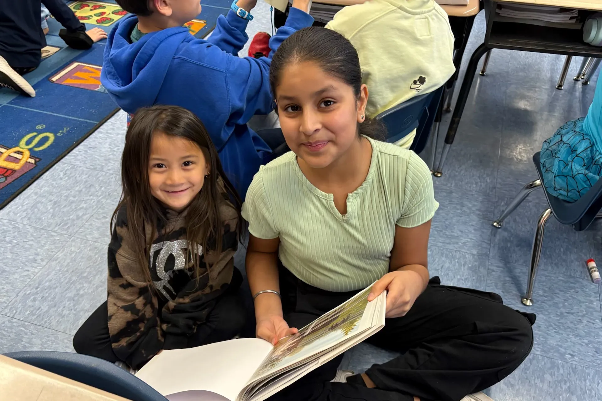Gardiners Avenue Fifth Grade Students Share Their Love of Books With First Graders - image002