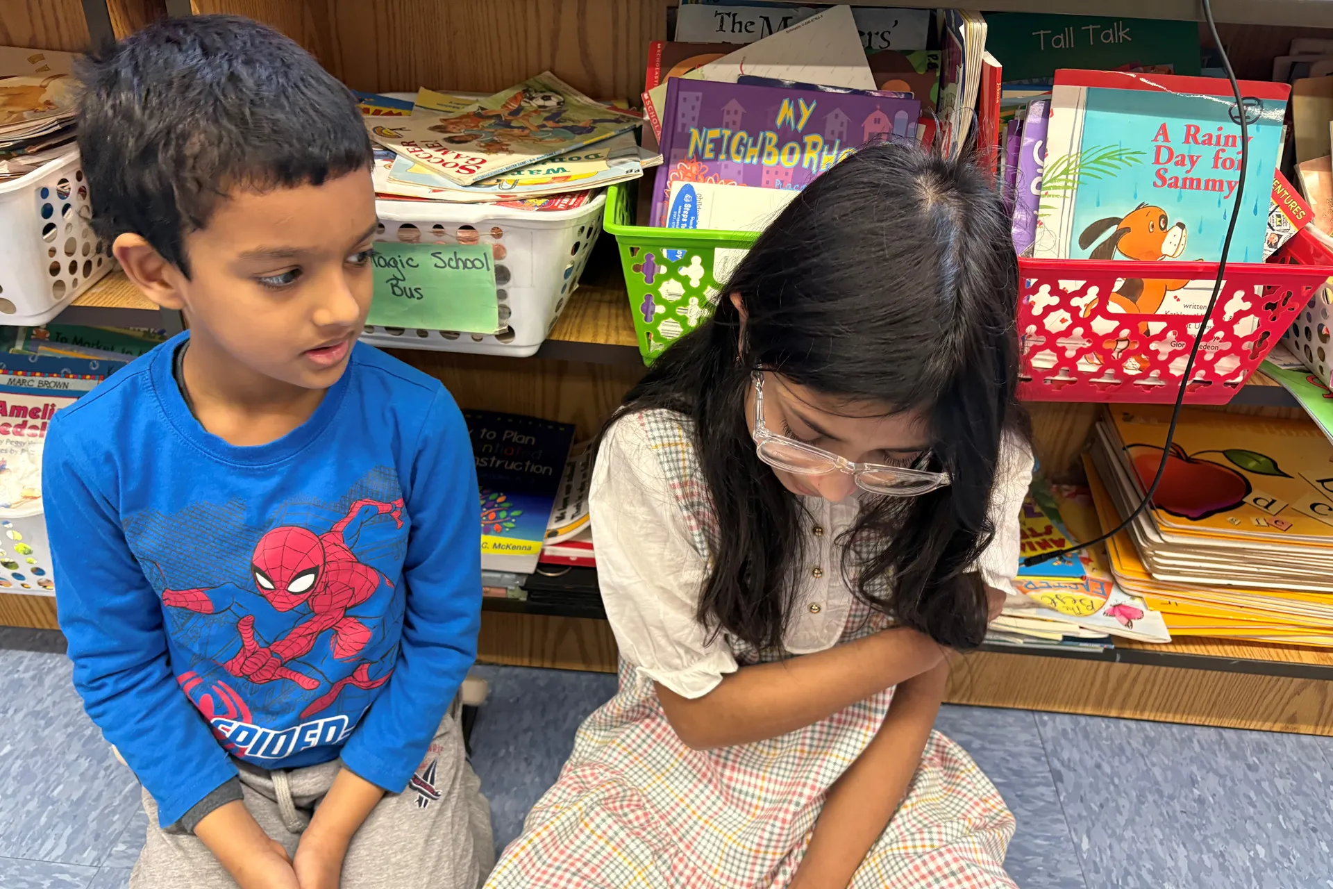 Gardiners Avenue Fifth Grade Students Share Their Love of Books With First Graders - image004