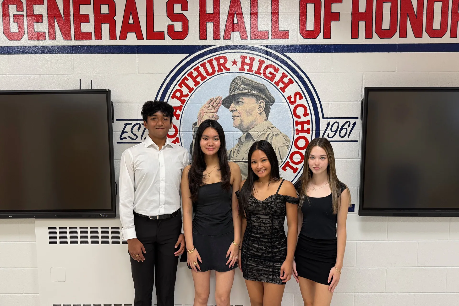 We are proud to announce that five outstanding students - Alden Sykora, Allyssa Aquino, Annabelle LaRosa, Gianna Vu, and Saahir Afraz - have been selected as finalists in the highly competitive Junior Scientists and Young Explorers Meta (JYEM) Competition.