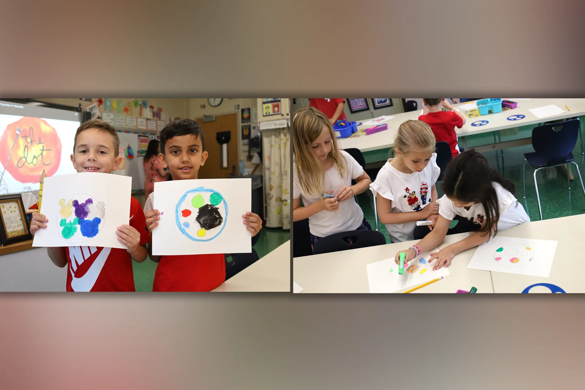 The students of Lee Road Elementary School in the Levittown School District left their mark with artistic expression on Sept. 11 in celebration of Dot Day.