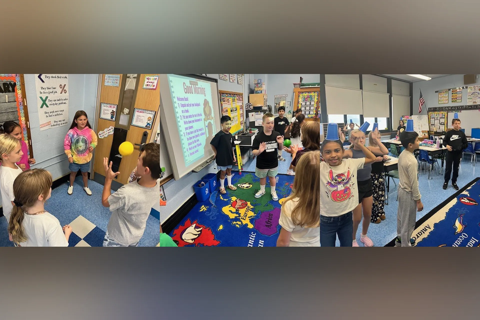 In September, during fourth grade, we engaged the students in a variety of interactive activities designed to foster connections among classmates and build a positive rapport with their teacher.