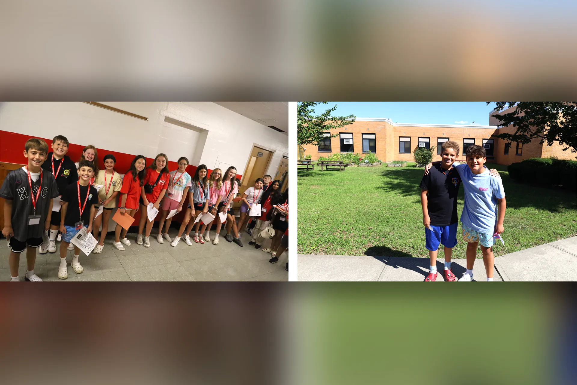 The incoming sixth graders of Jonas E. Salk and Wisdom Lane middle schools in the Levittown School District took their first steps through their new hallways and classrooms during their orientations from Aug. 25-27