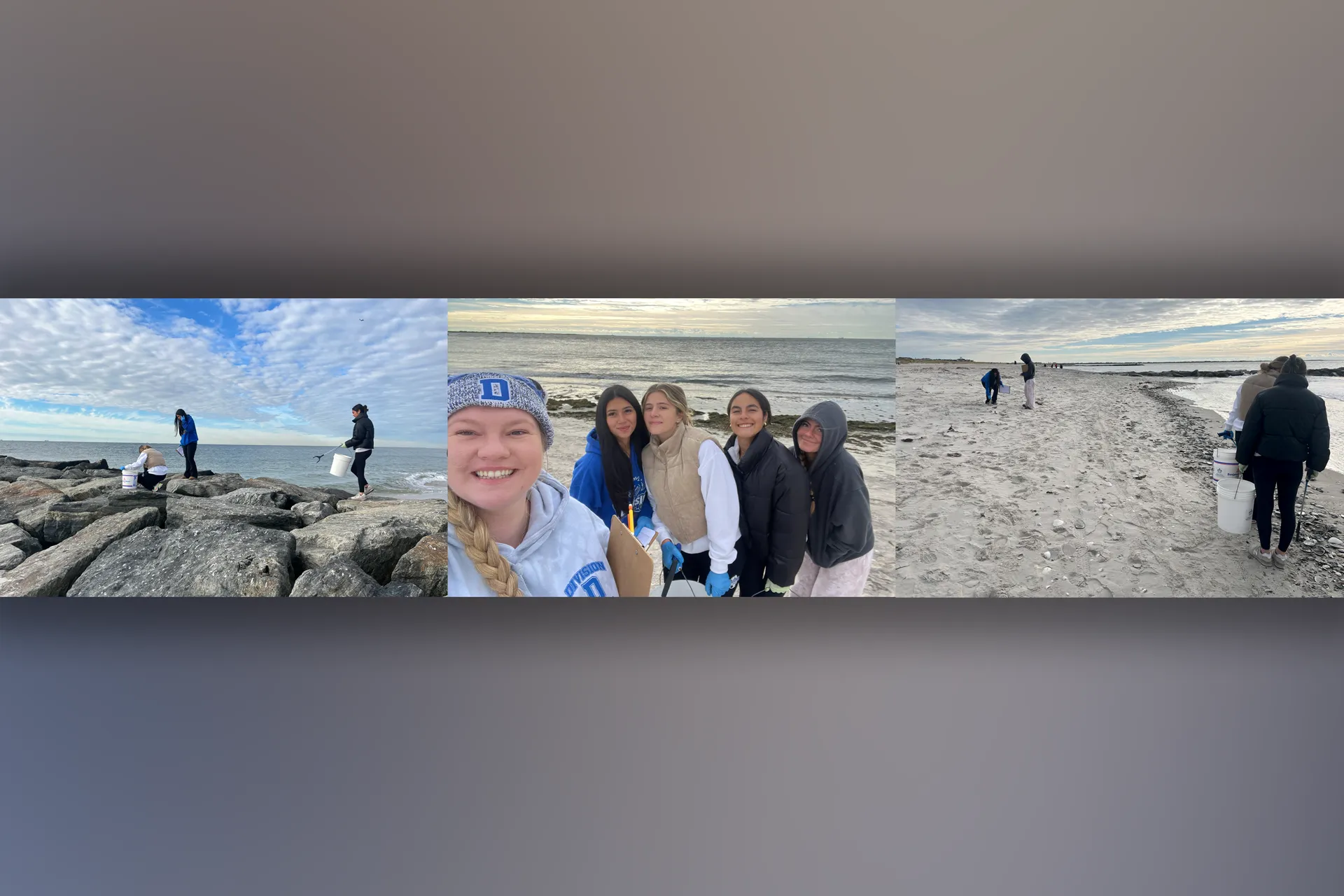 Division Students Participate in Town Beach Cleanup