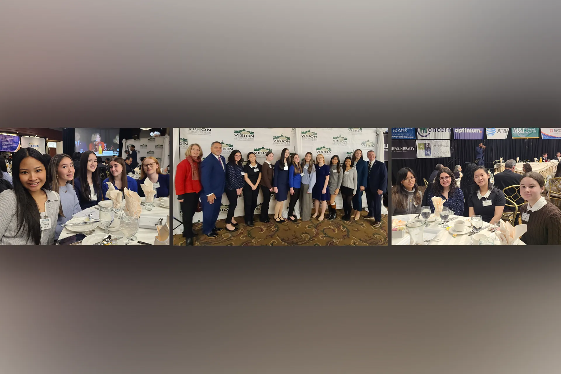 A group of MacArthur High School's Science Research students attended the 24th Annual Long Island Smart Growth Summit on Friday, Dec. 5, accompanied by Dr. Friedman and the district's Director of Science, Mr. McDermott.