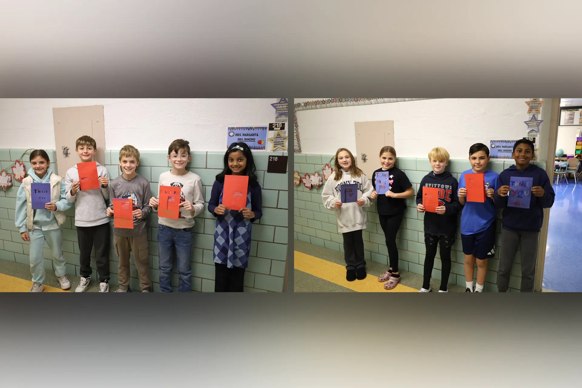 East Broadway Celebrates Veterans With Student-Made Cards