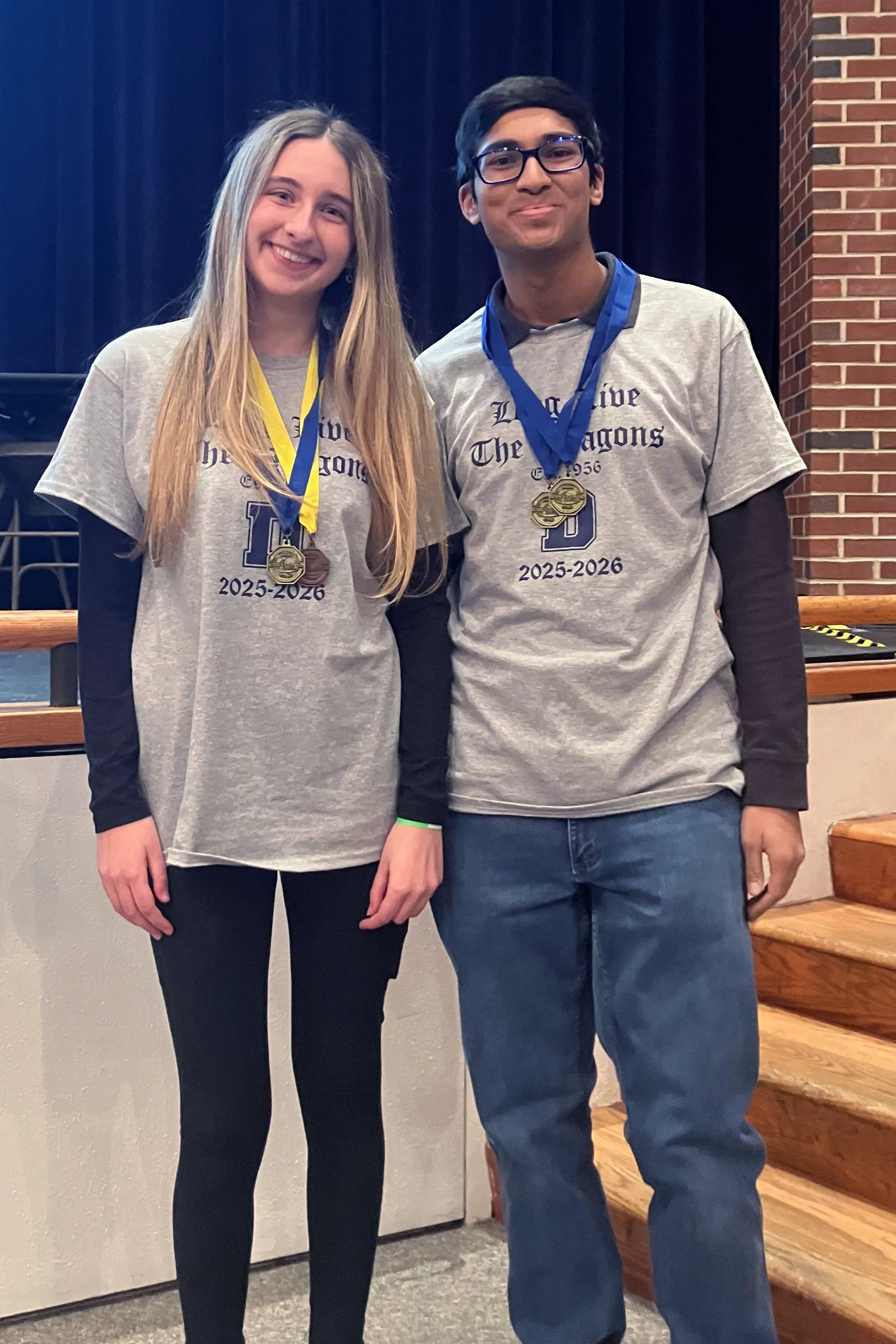 1st place in Rocks & Minerals - Nish Keer and Riley Cunningham