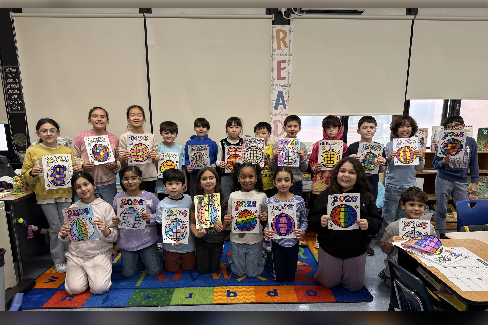 The 3rd graders at Summit Lane kicked off the new year with a fun and meaningful classroom activity.