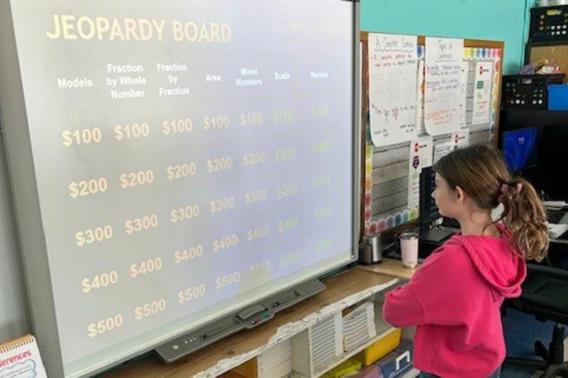 Mrs. Tavella and Mrs. Dunleavy's Fifth Graders Learn Fractions and Teamwork - image001