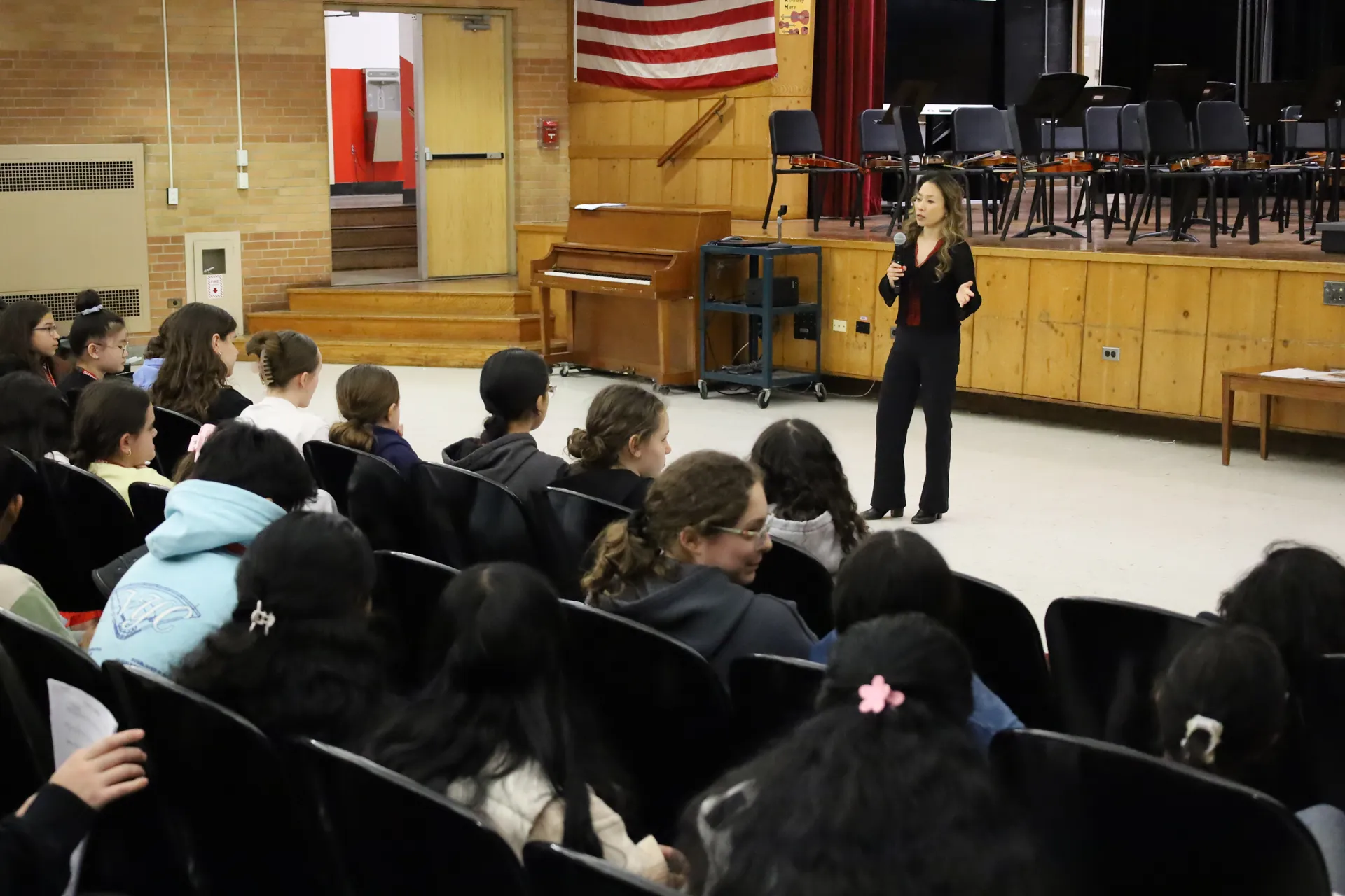 Mrs. Newbold shared valuable insight during a question-and-answer session.