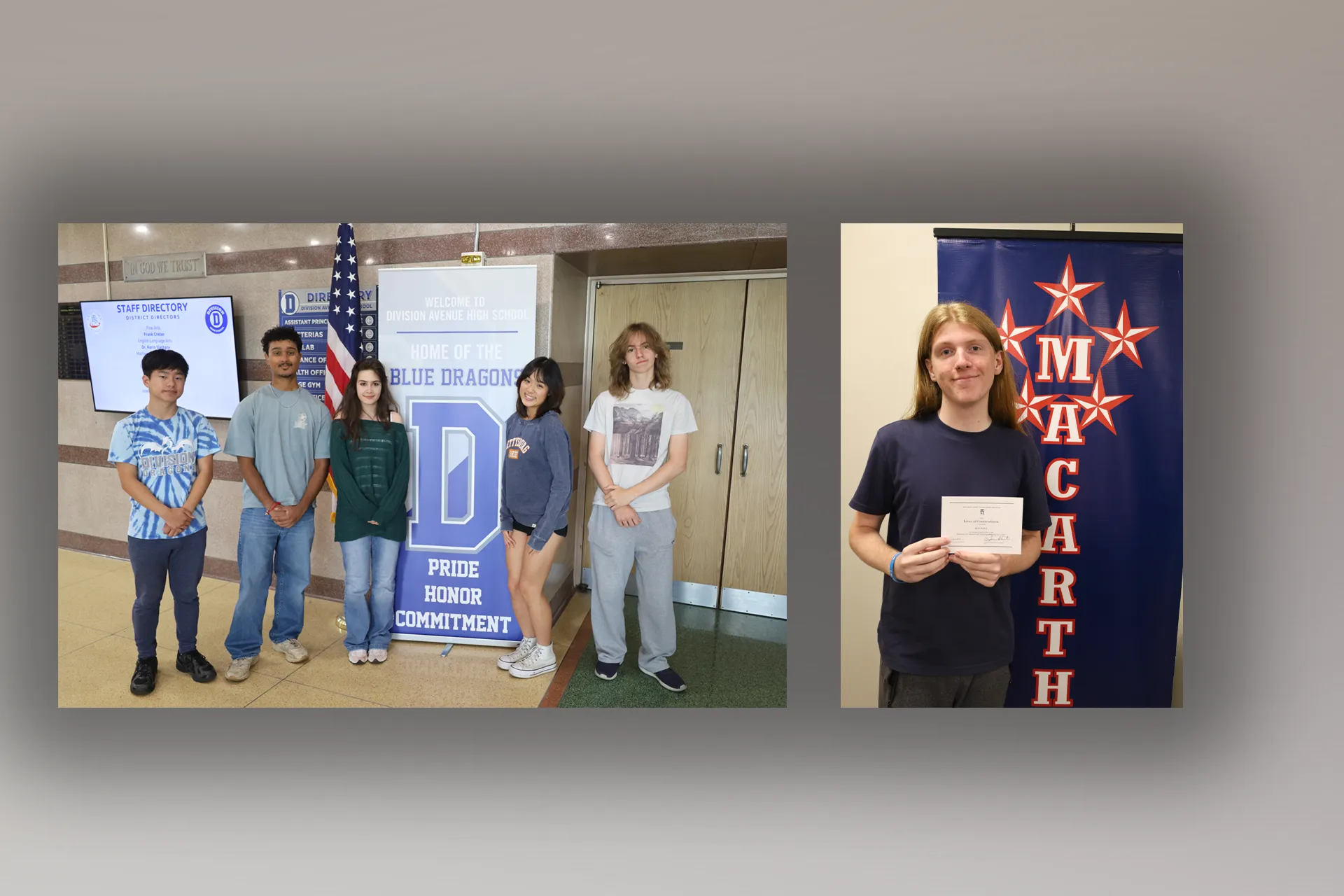 The Levittown School District is pleased to announce that six students from Division Avenue and General Douglas MacArthur high schools were named Commended Students in the prestigious 2027 National Merit Scholarship Program.